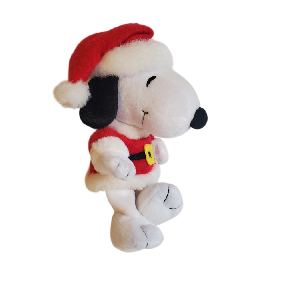 Santa Snoopy Plush - 7"  Peanuts Gang